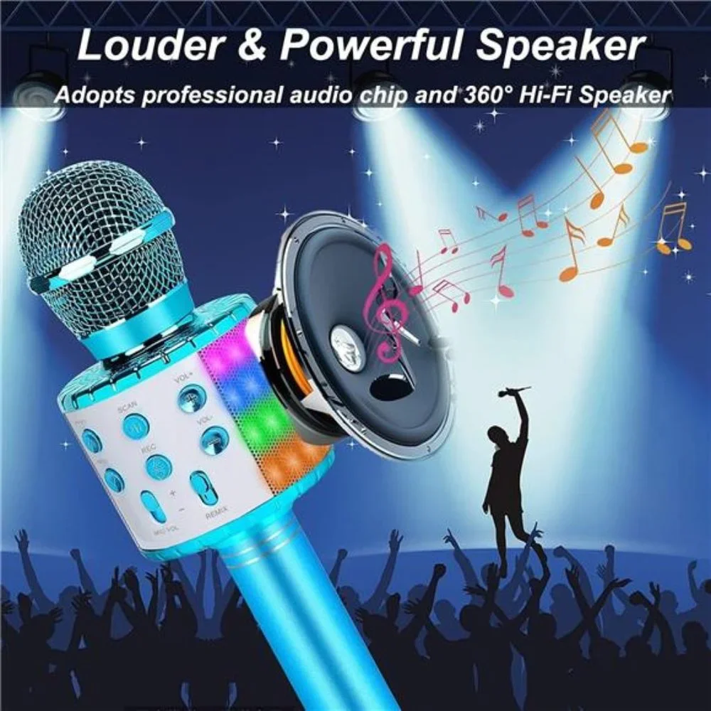 Karaoke Microphone for Kids Gifts Age 4-12,Hot Toys for 5 6 7 8 Year Old Kids